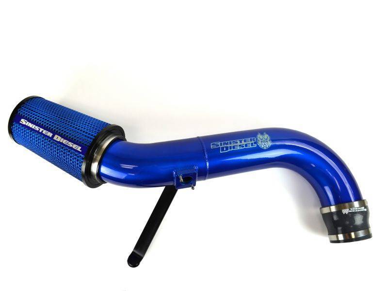 Chevrolet 3500 Performance Air Intake - Sinister Diesel - Duramax LLY - Sinister Blue - `04-`05